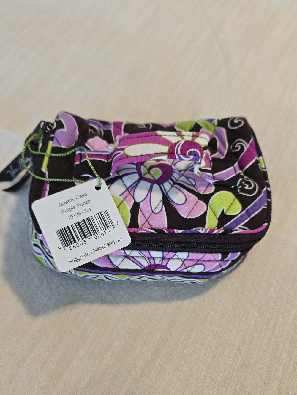 Vera Bradley Purple Punch-large Tote And Other Pieces - Picture 5 of 7
